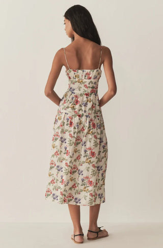 Benoit Dress in Ivory Wild Rose - obligato