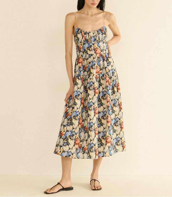 Benoit Dress in Petit Jardin De Villandry - obligato