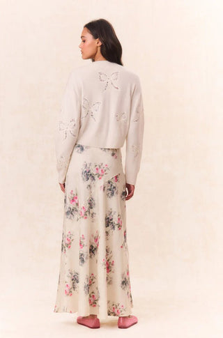 Bertha Silk Floral Maxi Skirt - obligato