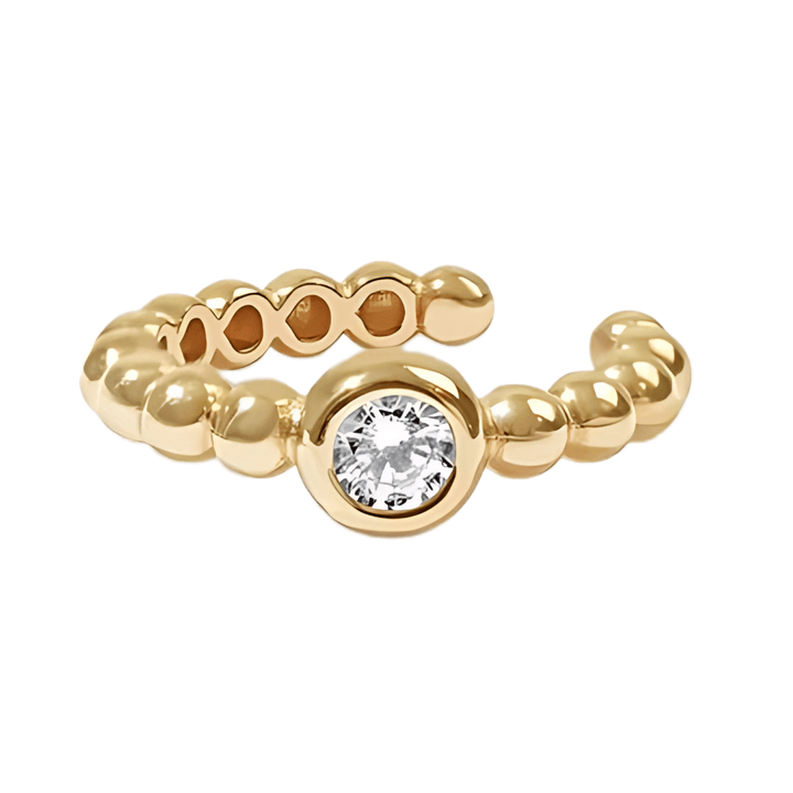 Bezel Beaded Ring: 6 - obligato