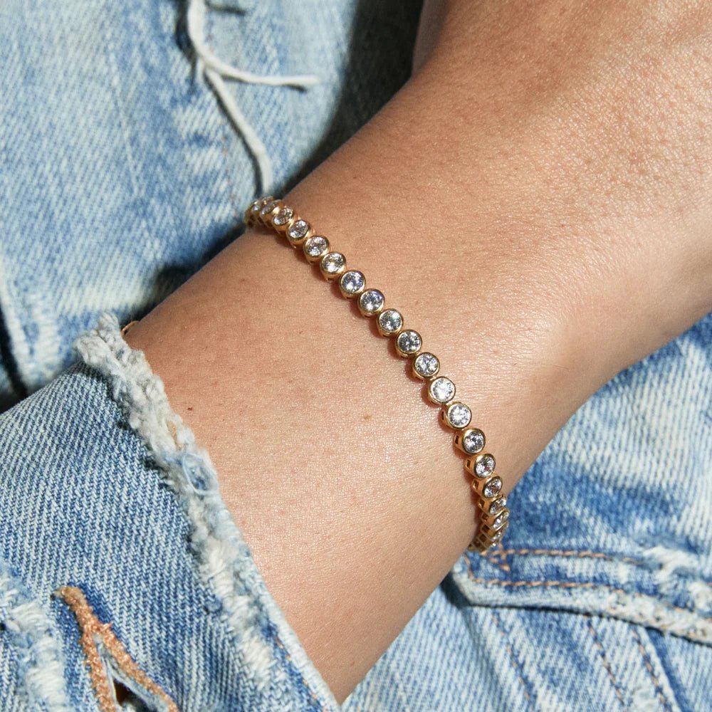 Bezel Tennis Bracelet 6'5 - obligato