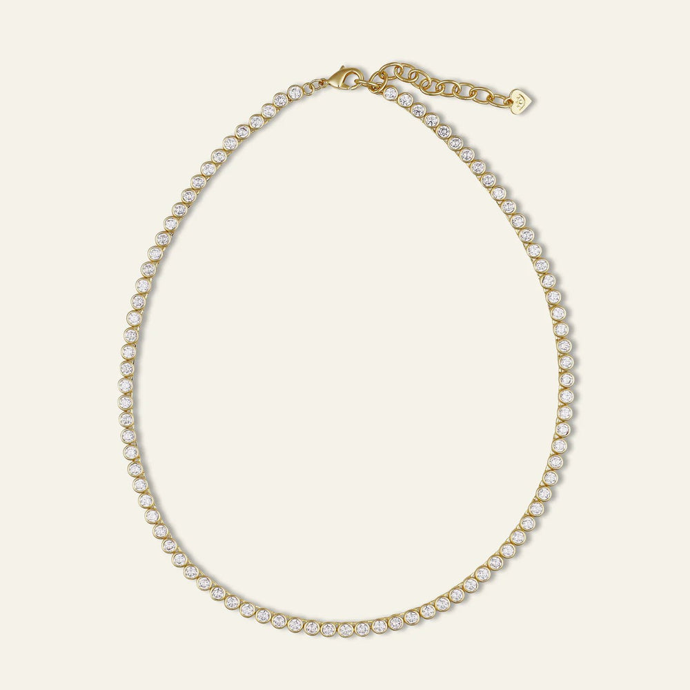 Bezel Tennis Necklace - obligato