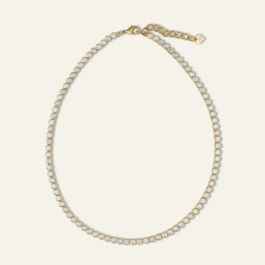 Bezel Tennis Necklace - obligato