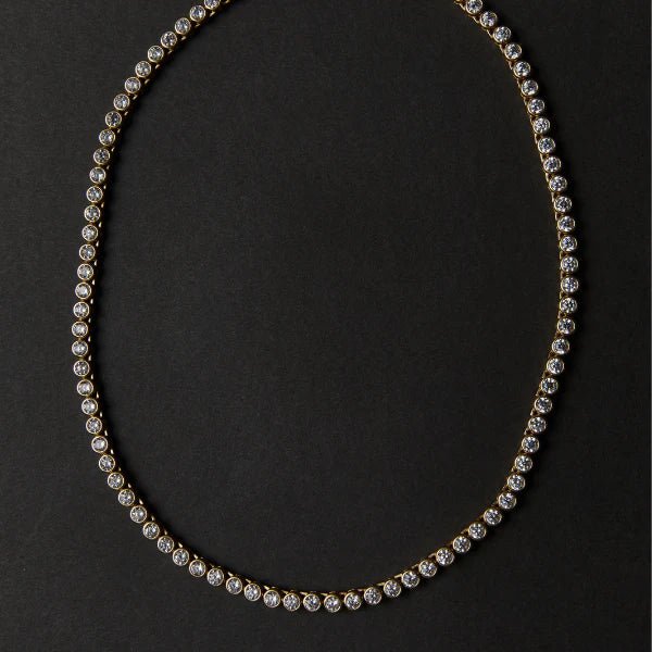 Bezel Tennis Necklace - obligato