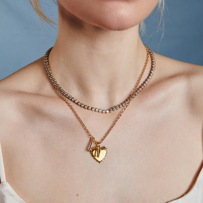 Bezel Tennis Necklace - obligato