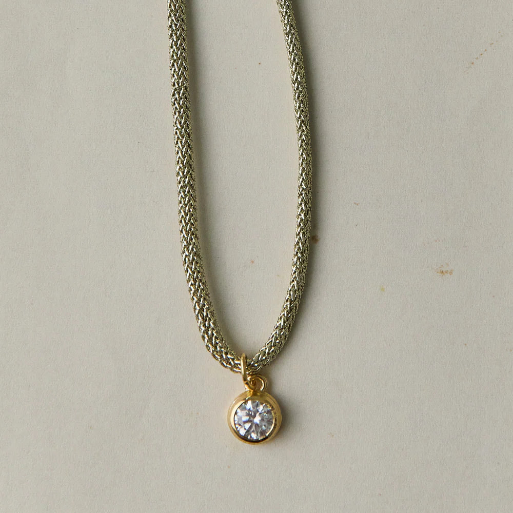 Gold Lurex Necklace Cord