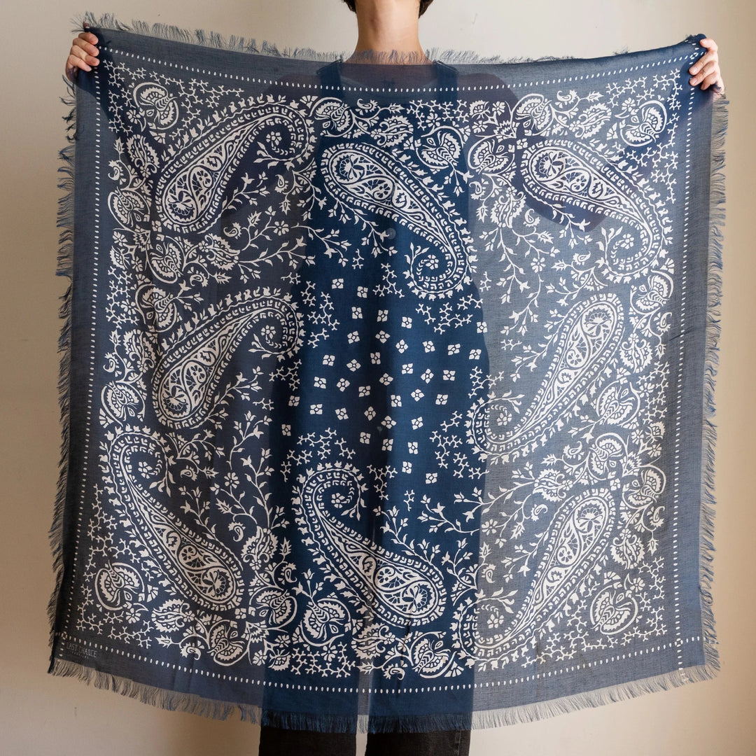 Big Honcho Bandana - Ramble in Navy - obligato