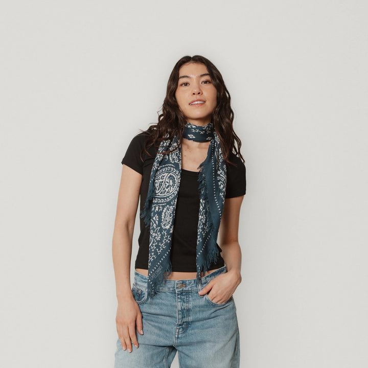 Big Honcho Bandana - Ramble in Navy - obligato