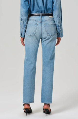 Blaine High Rise Straight Jean - obligato