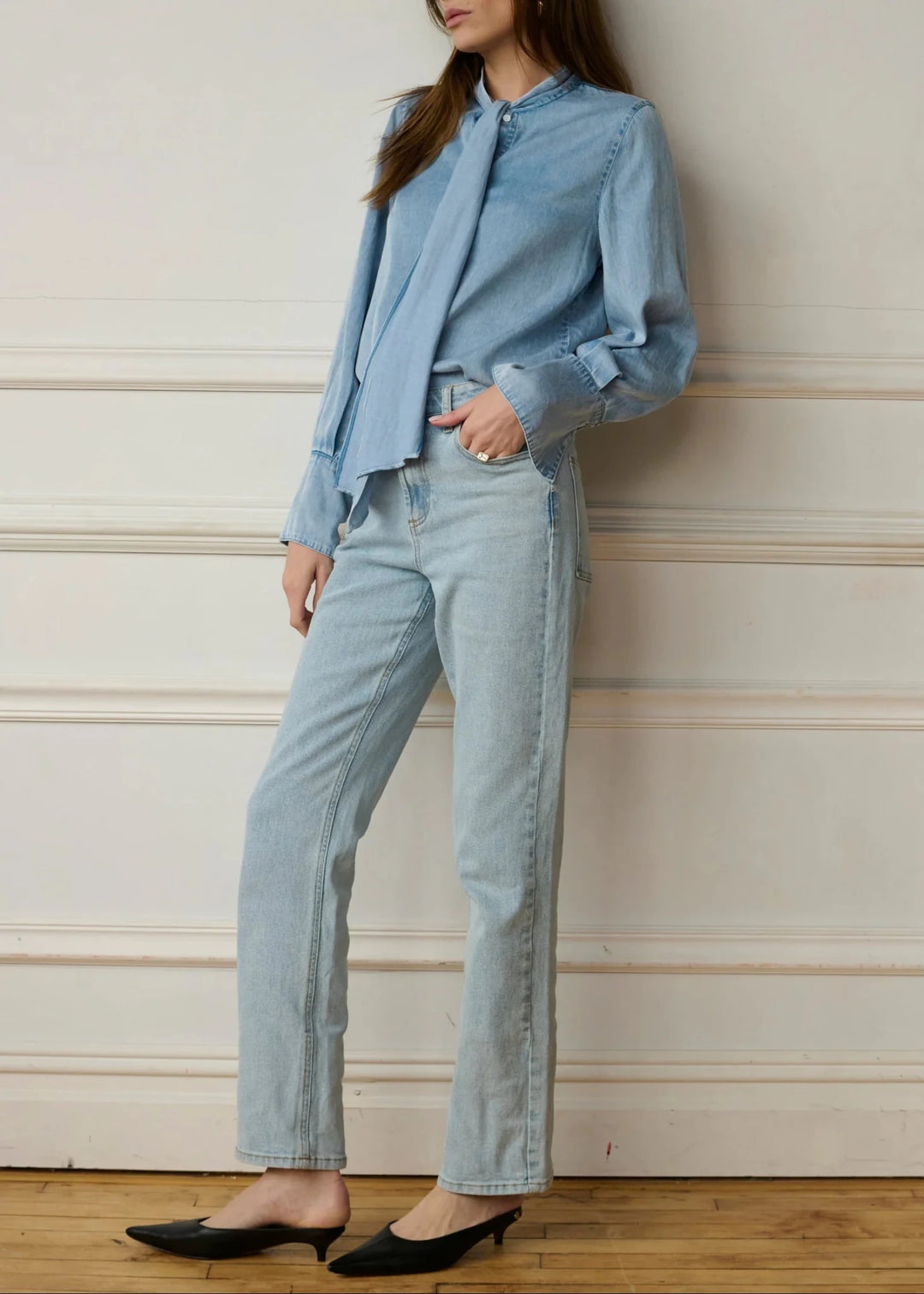 Blair Blouse in Collins Avenue - obligato