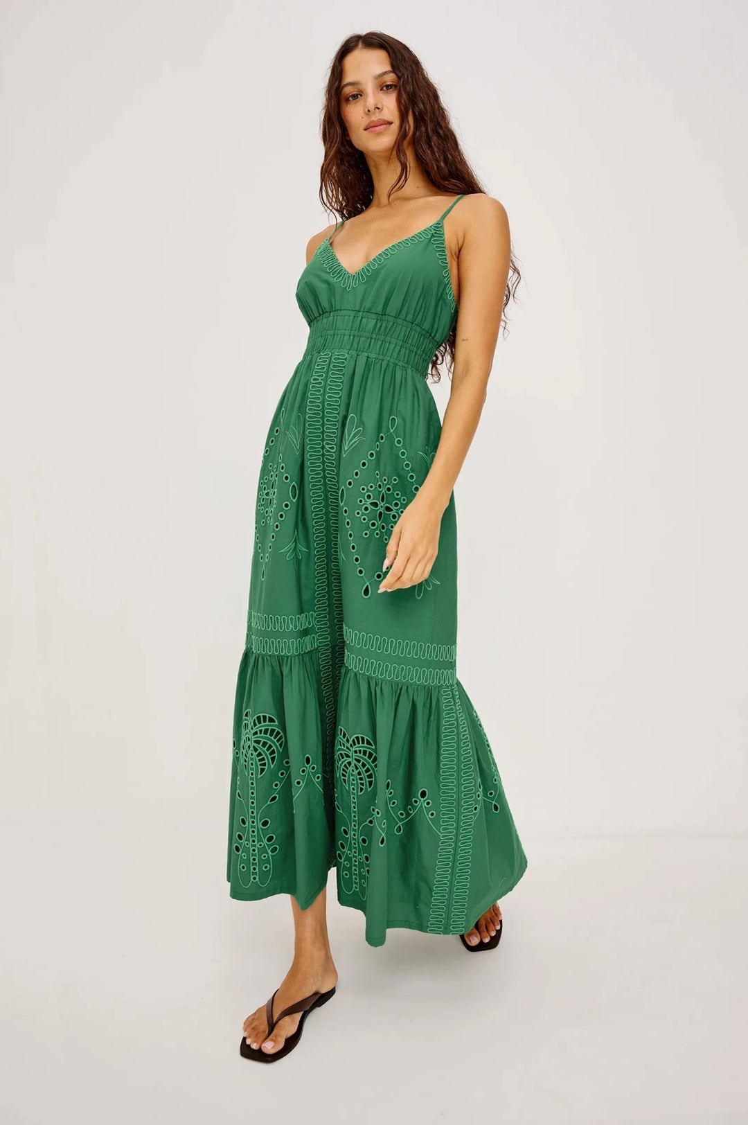Blair Dress in Clover Green - obligato