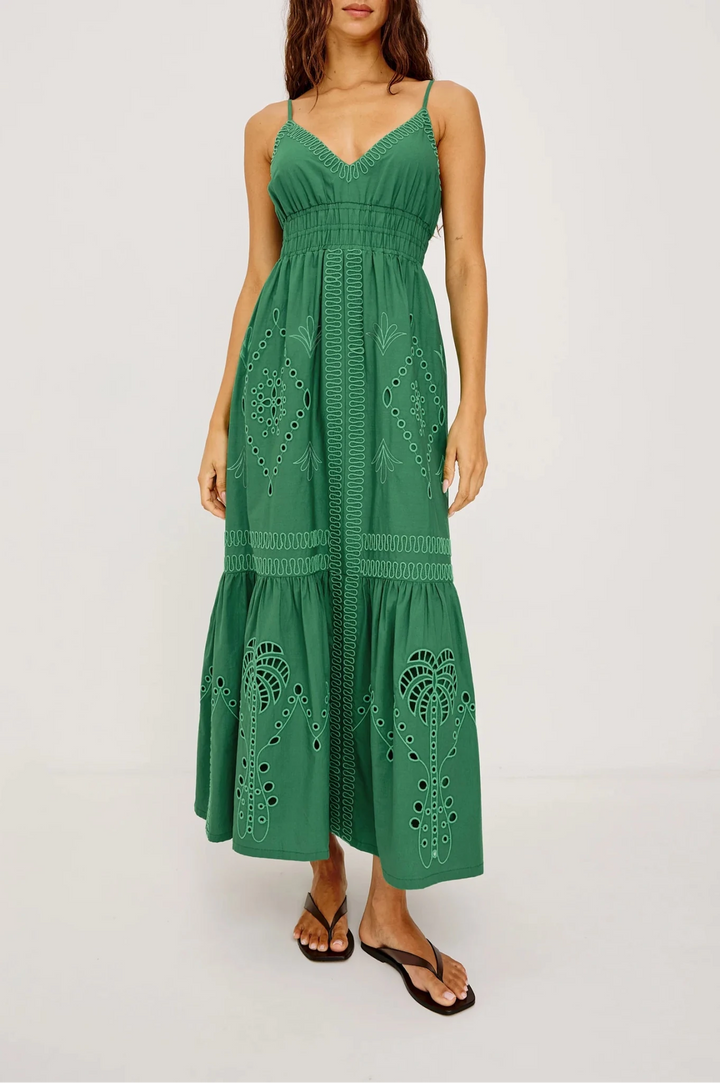 Blair Dress in Clover Green - obligato