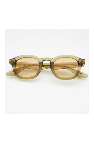 Blake Glasses in Brown Olive Readers - obligato