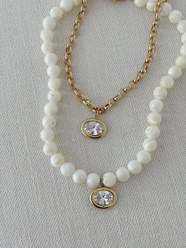 BLANC NAPLES NECKLACE - obligato