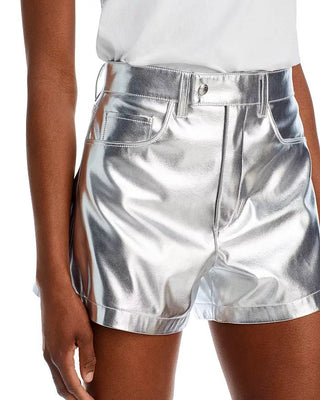 BLANKNYC High Rise Metallic Shorts - obligato