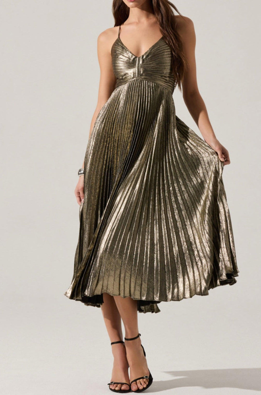 Blythe Dress in Black Gold - obligato