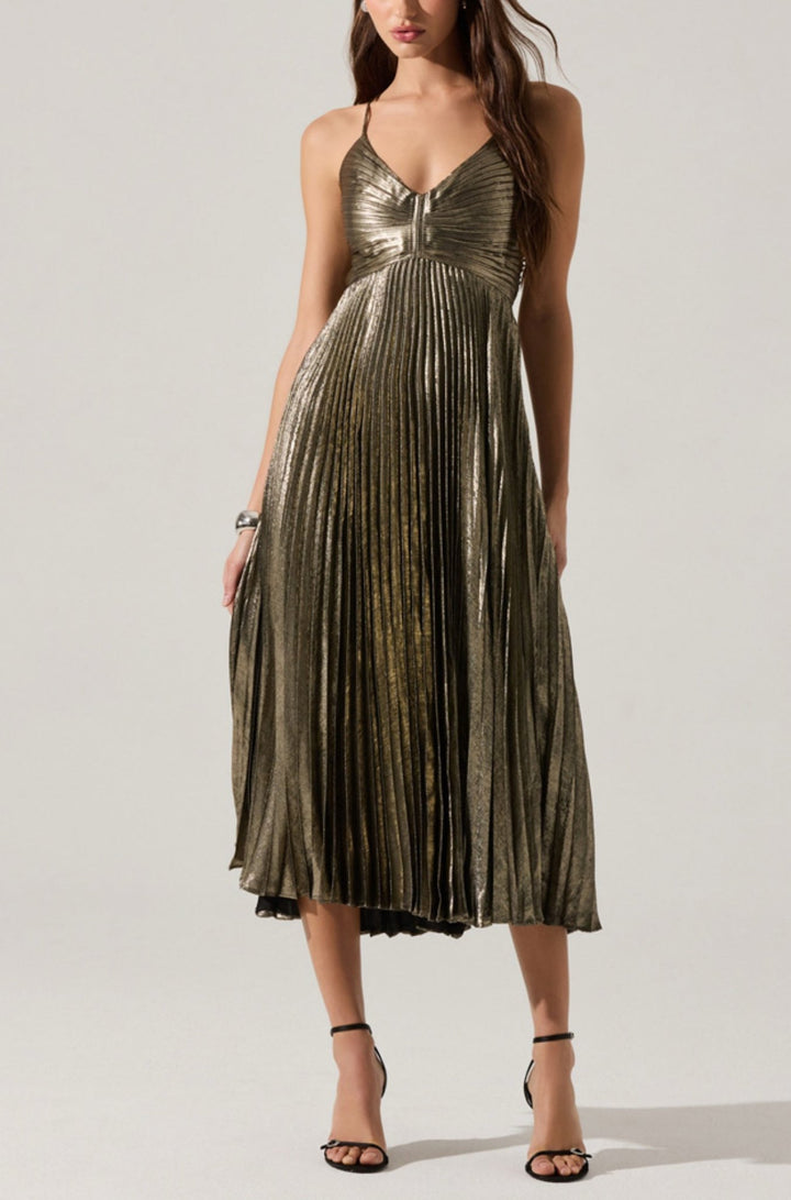 Blythe Dress in Black Gold - obligato