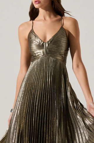 Blythe Dress in Black Gold - obligato