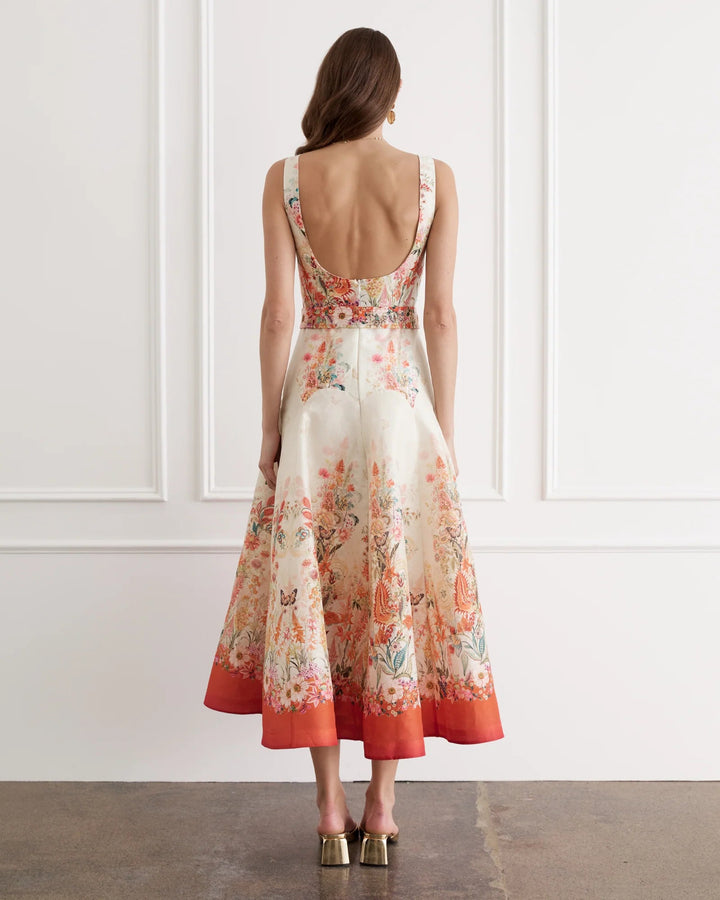 Bouquet Phoebe Midi Dress - obligato