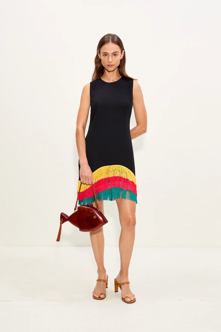 Bowie Fringe Mini Dress - obligato