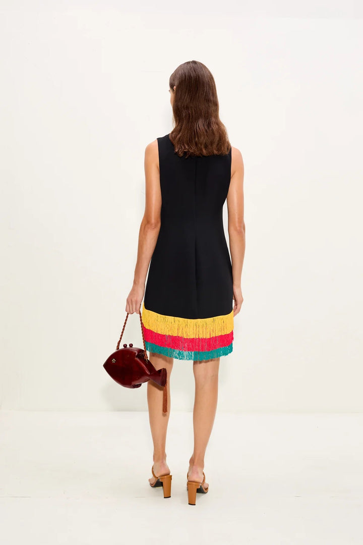 Bowie Fringe Mini Dress - obligato