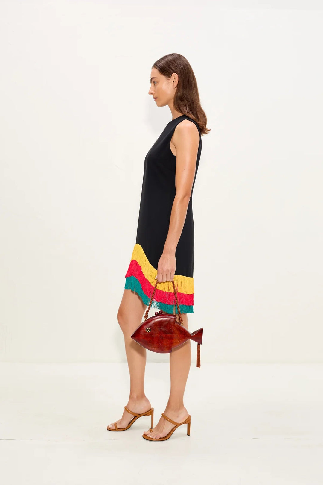 Bowie Fringe Mini Dress - obligato