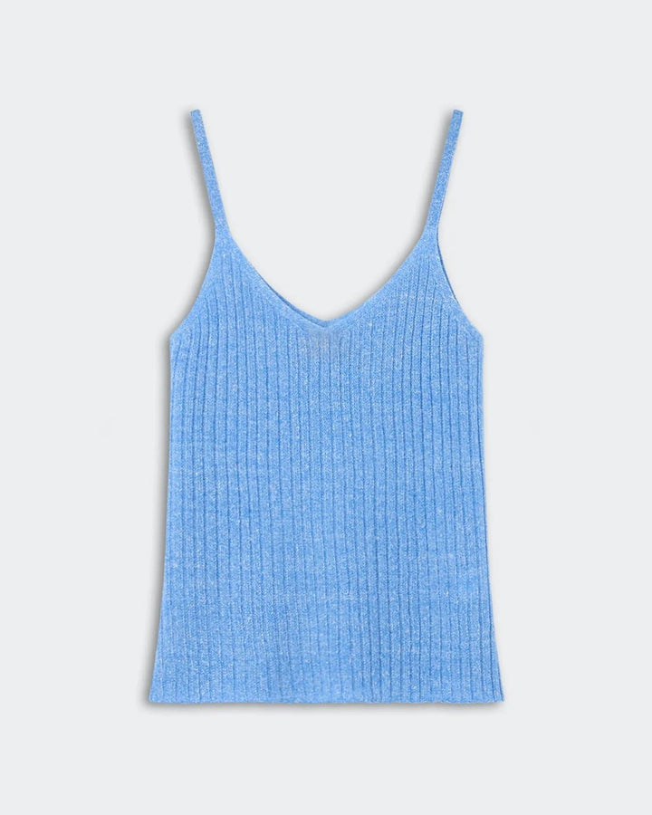Breezy Rib Tank in Delft Blue - obligato