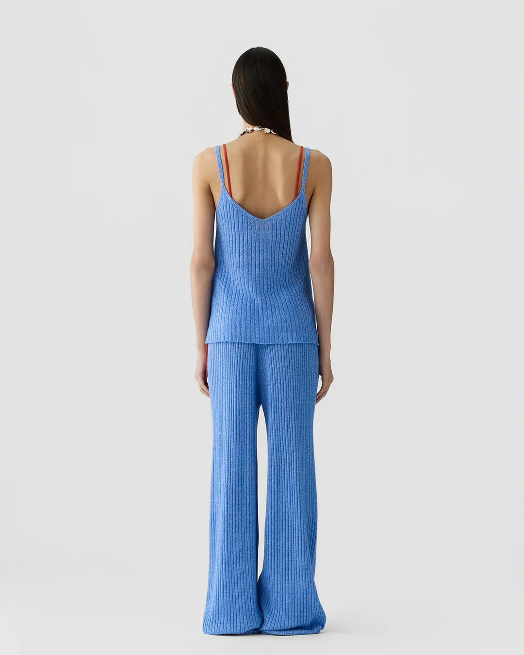 Breezy Rib Tank in Delft Blue - obligato
