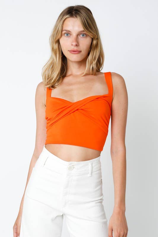 Briella Top in Orange / S - obligato