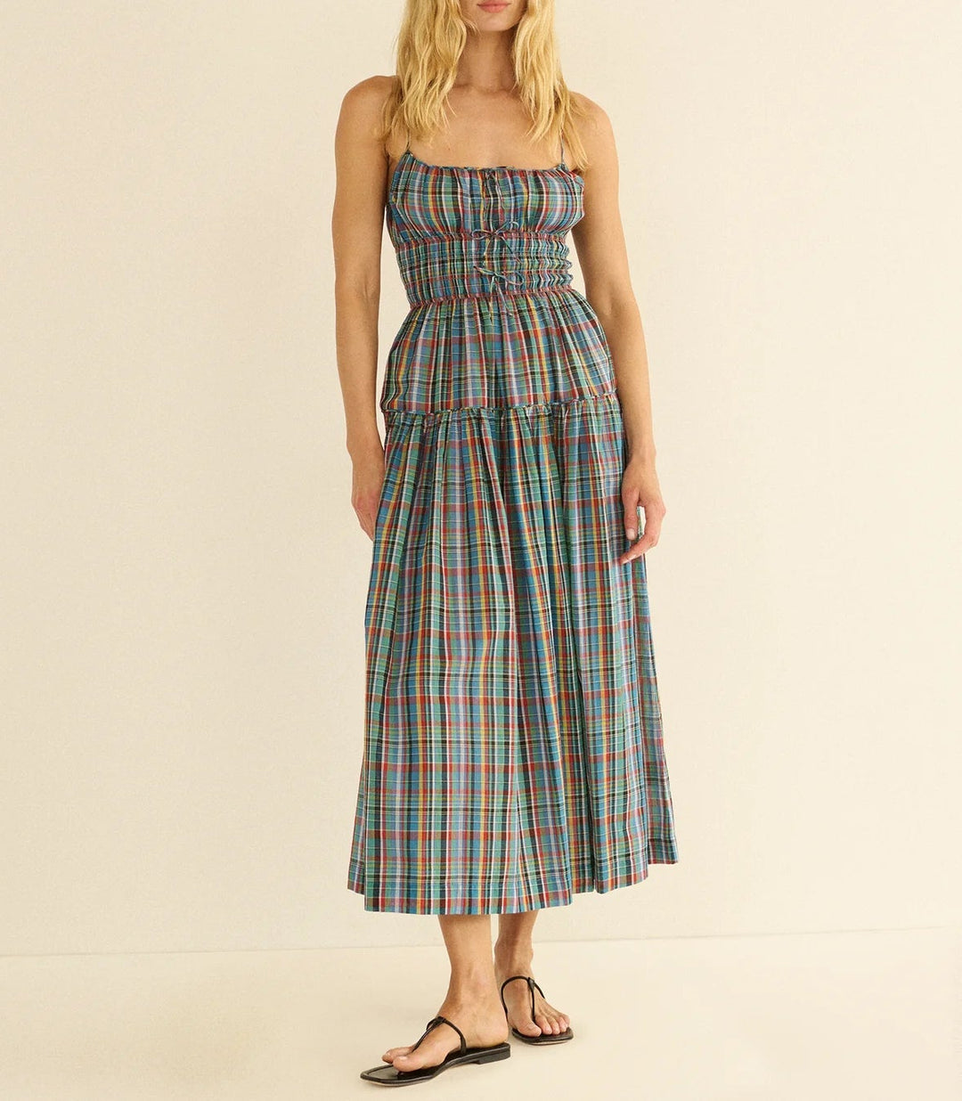 Brielle Dress in Alderbrook Plaid - obligato