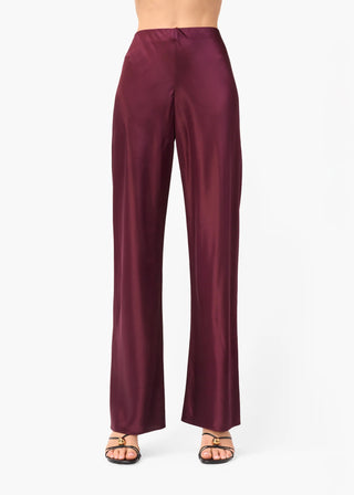 Bristol Mid Rise Pant in Blackberry - obligato