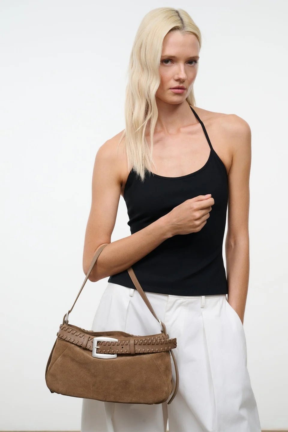 Brooklyn Shoulder Bag in Husk - obligato