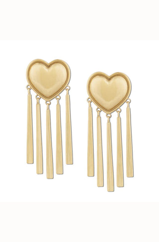 Brushed Party Harty Earrings - obligato