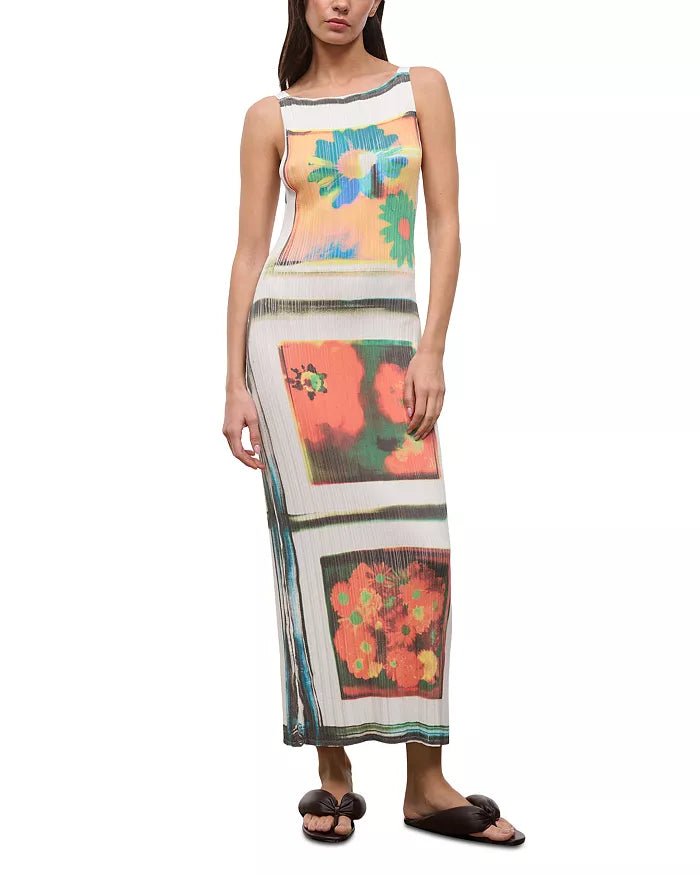 Brynn Dress Superbloom Scarf Dress - obligato