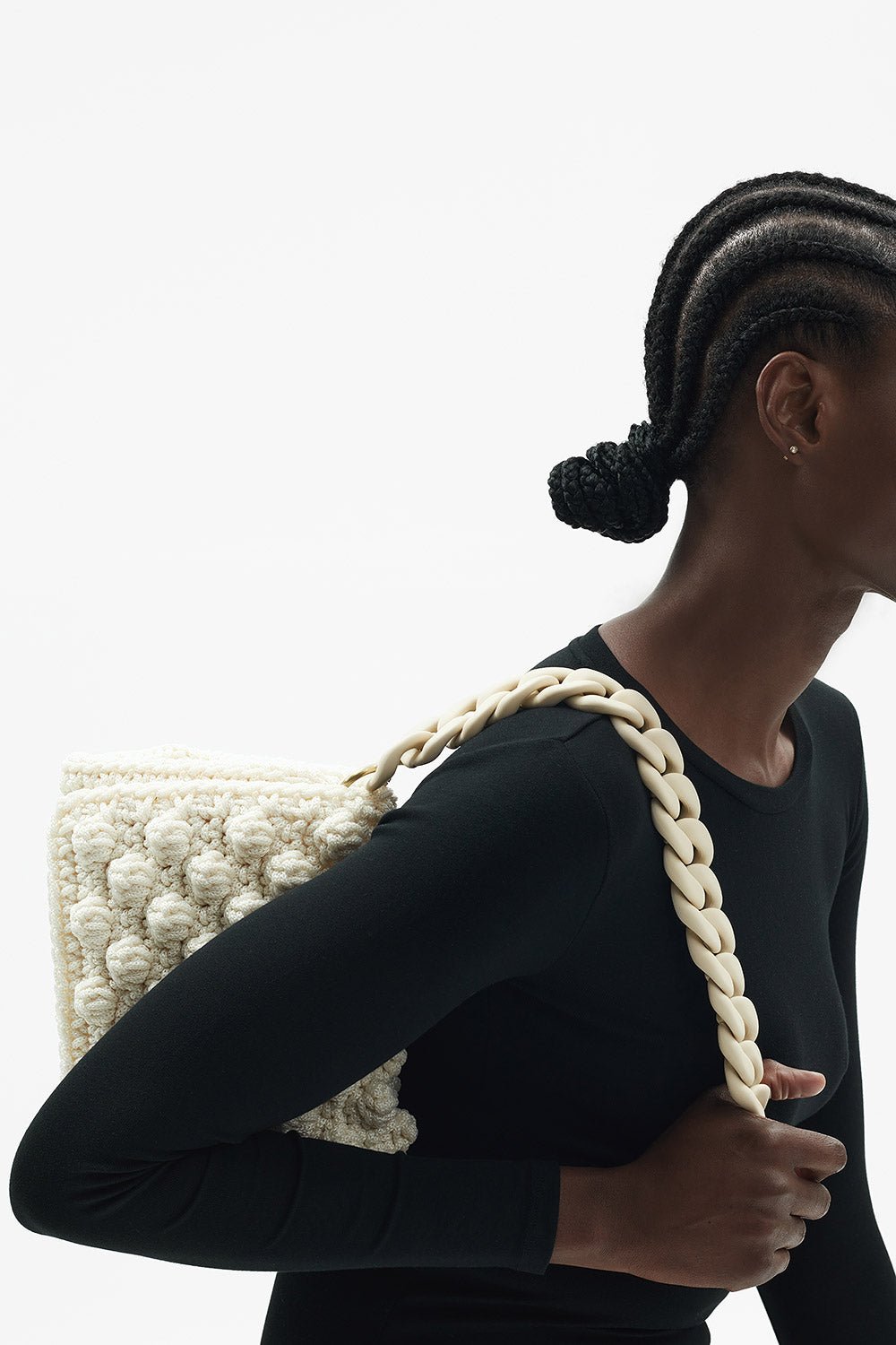 Bubbles 90s Collection Bag in Off White - obligato