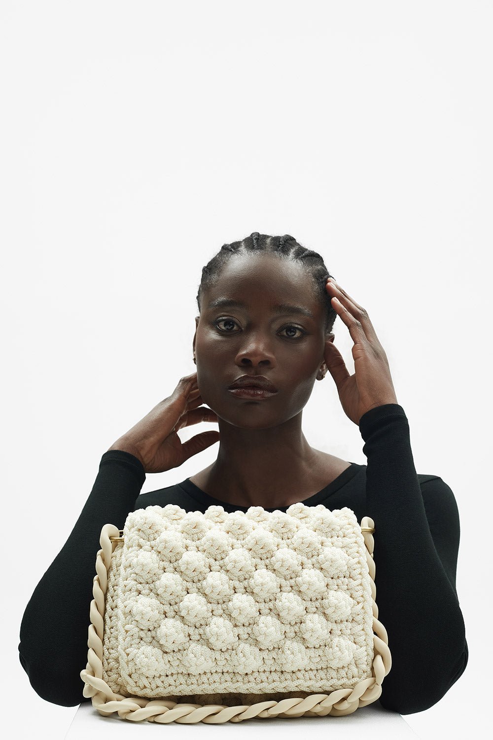 Bubbles 90s Collection Bag in Off White - obligato