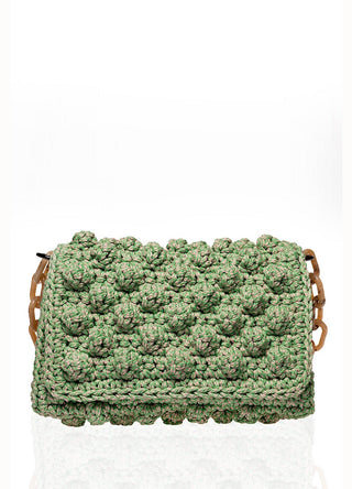 Bubbles Medium Mint Bag/ Nude Strap - obligato