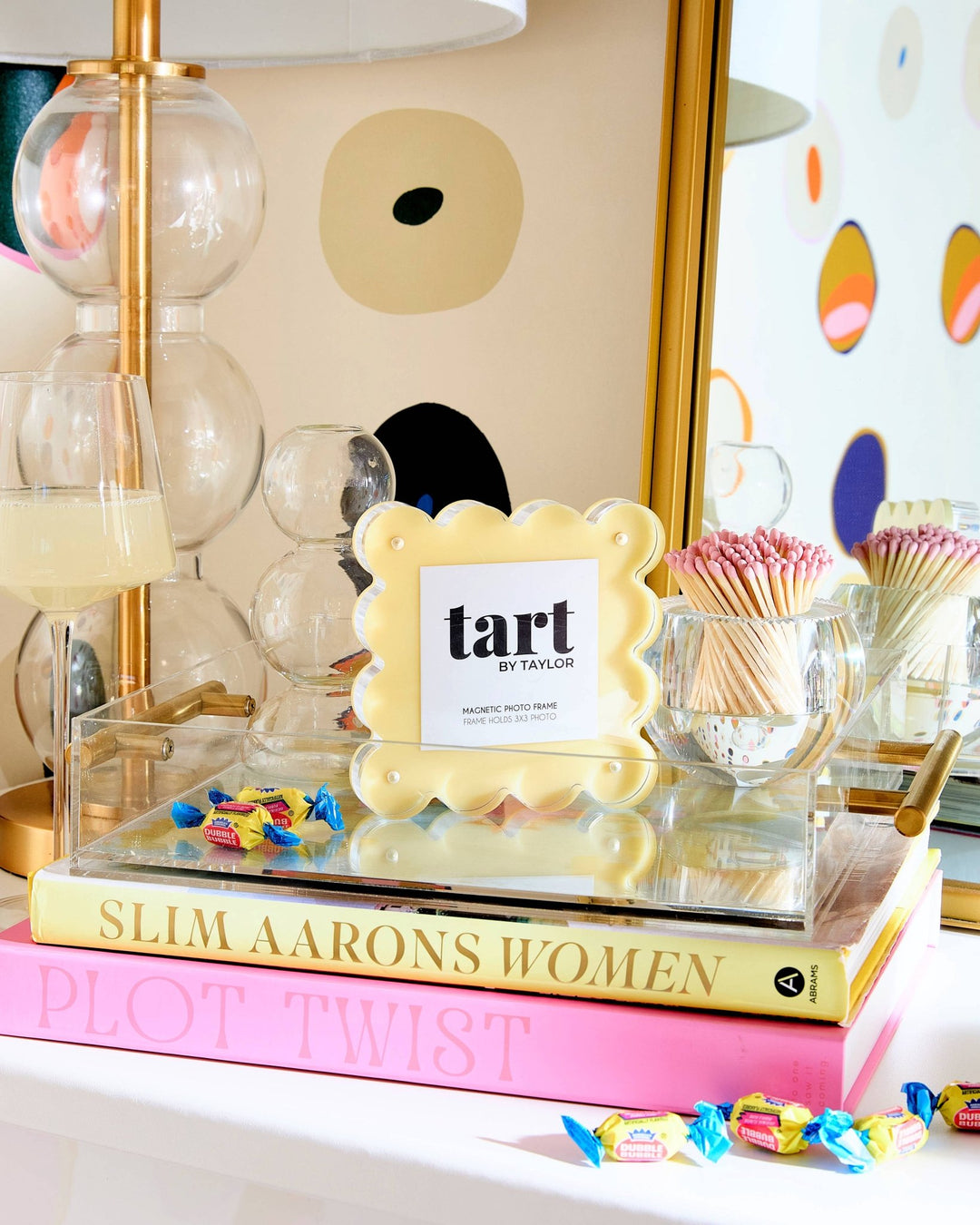 Butter Yellow Mini Acrylic Picture Frame - obligato