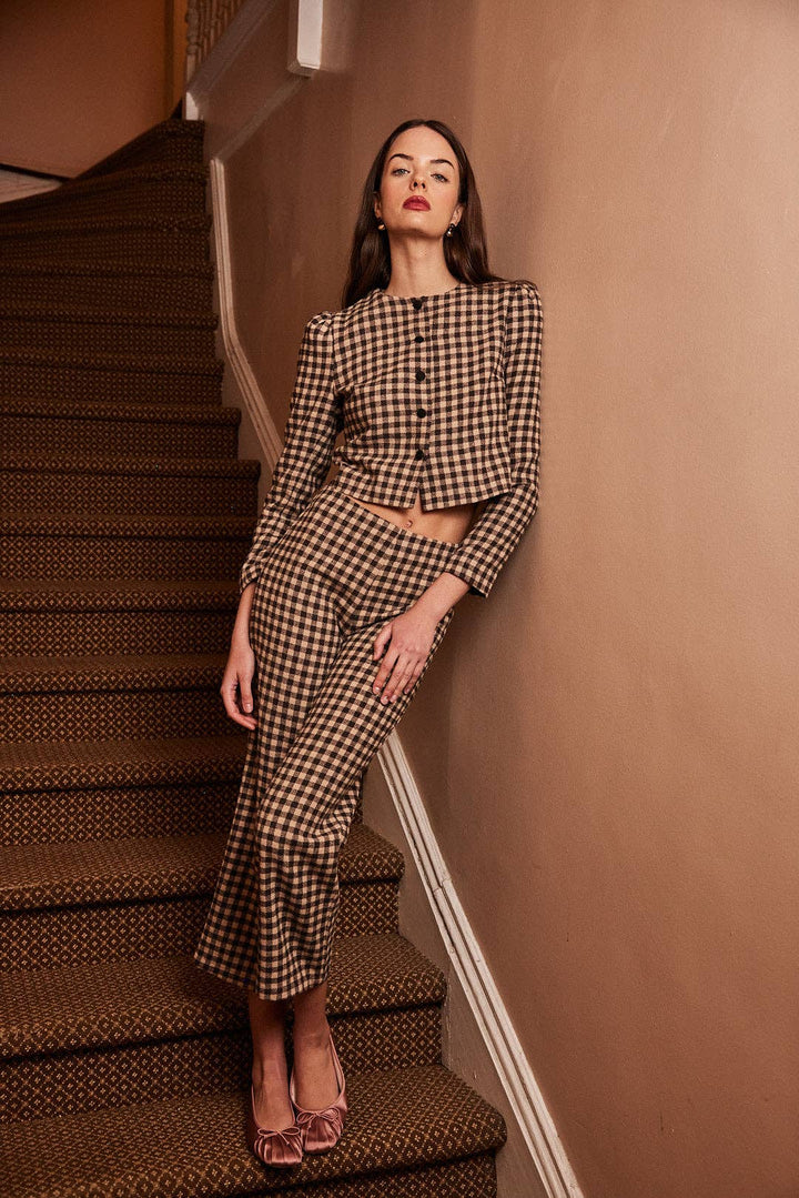 Celeste Jacket Twill Check: XS