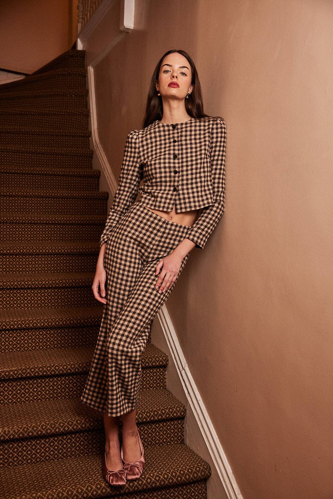 Celeste Jacket Twill Check: M