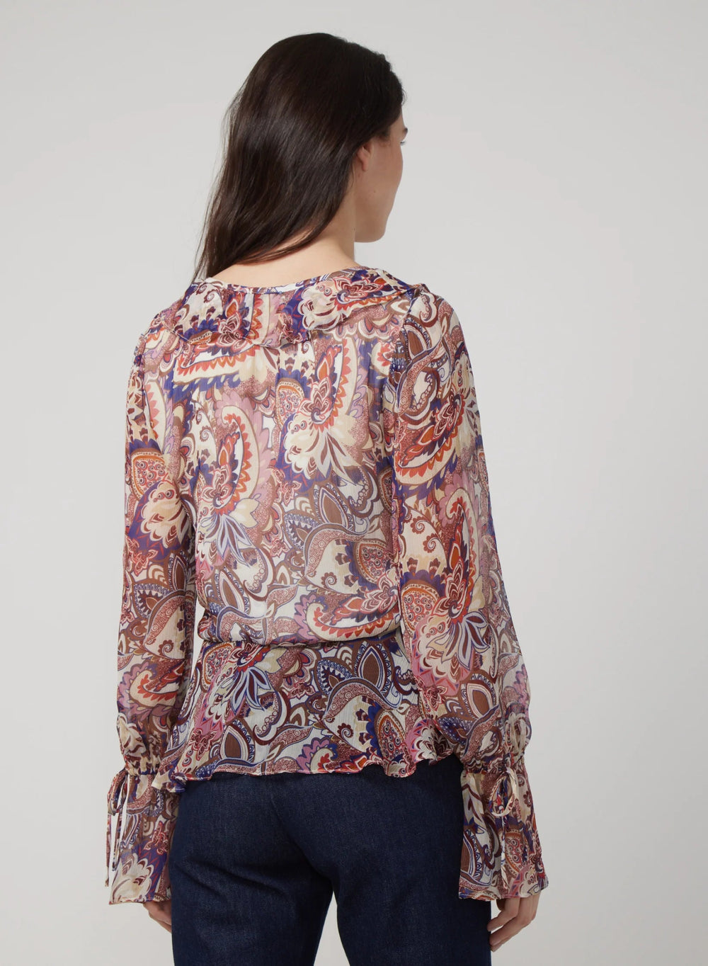 Cade Blouse in Moonshine Maverick - obligato