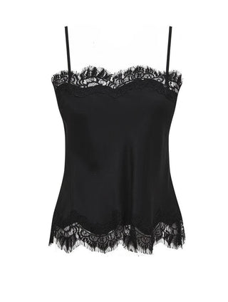 Camie Ale Crop in Black - obligato