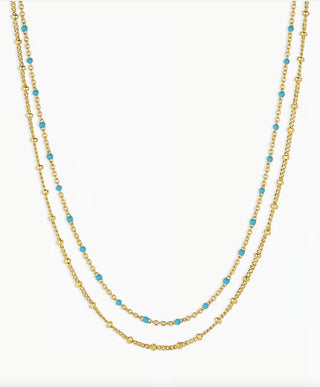 Capri Layer Necklace Turquoise - obligato