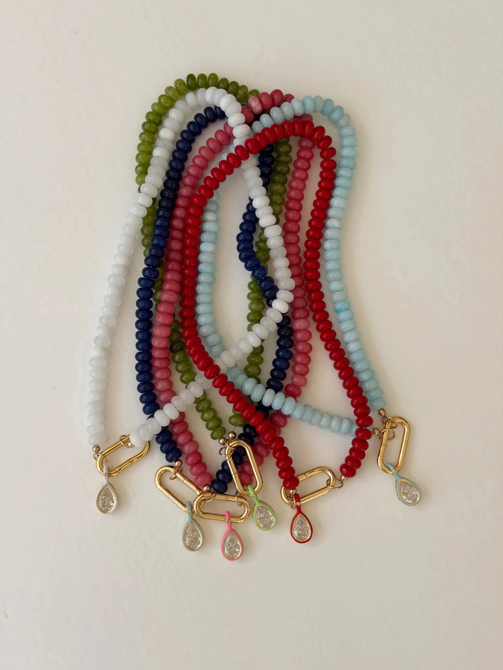 Carries Fav Toggle Necklace in Cherry Red - obligato