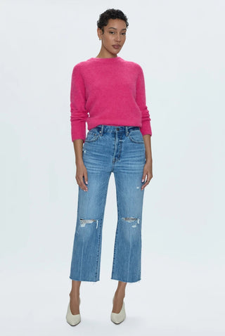 CASSIE CROP SUPER HIGH RISE STRAIGHT CROP - obligato