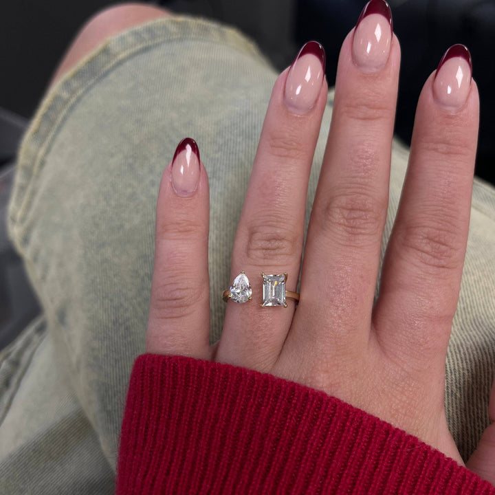Toi et Moi Ring: Gold size 6
