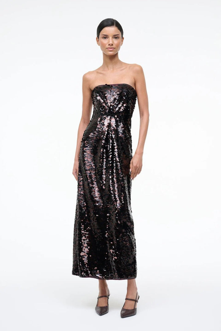 Cece Dress in Espresso Black - obligato