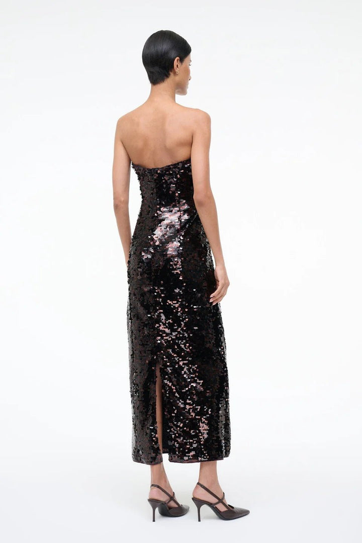 Cece Dress in Espresso Black - obligato