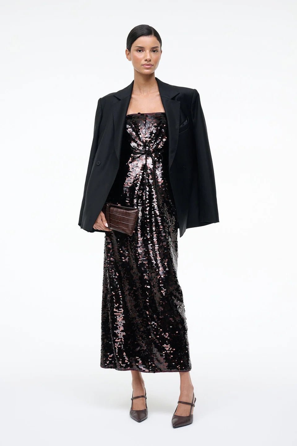 Cece Dress in Espresso Black - obligato