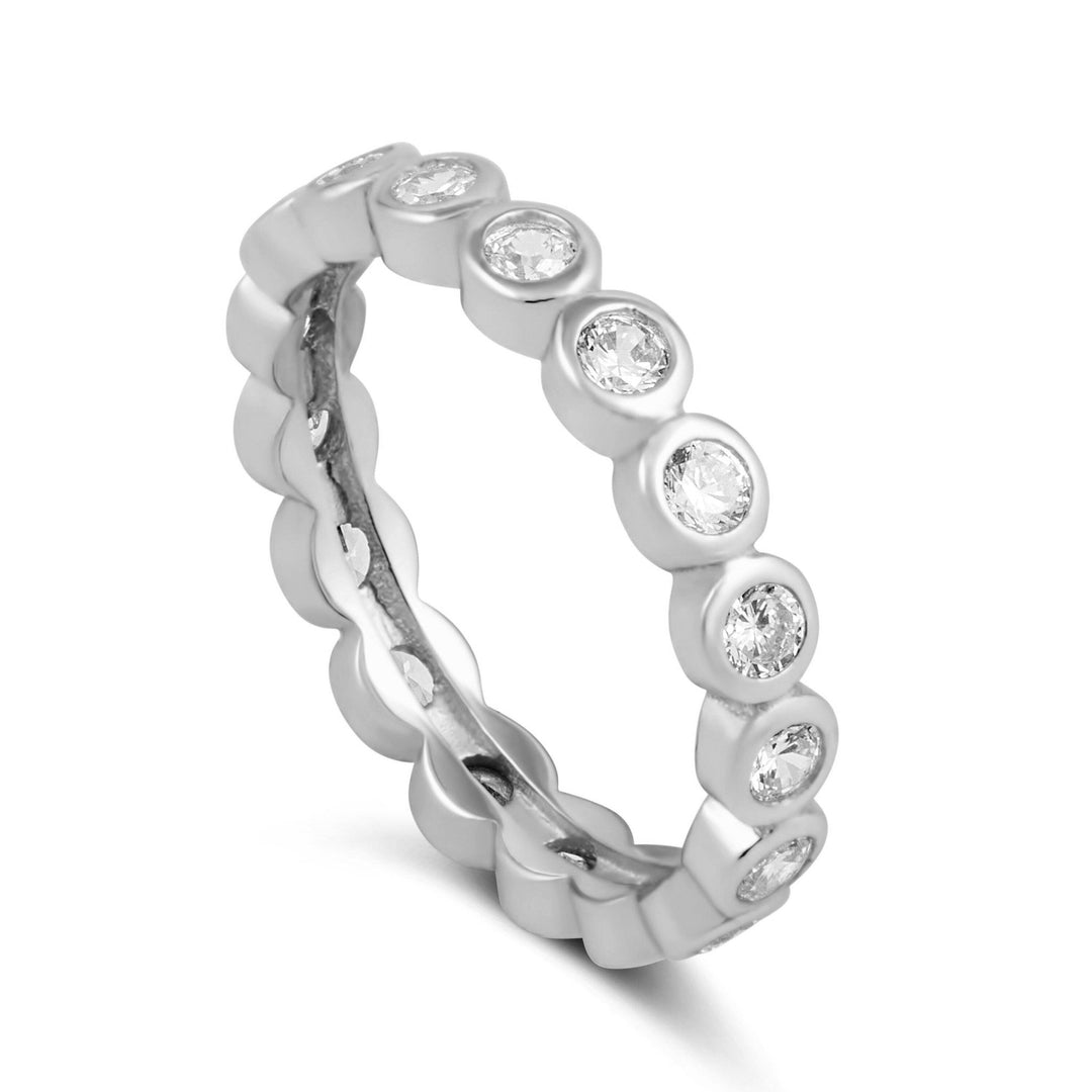 Celeste Eternity Ring: Gold / 6 - obligato